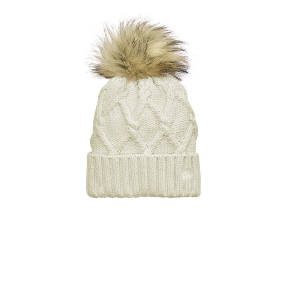 Faux Fur Pom Beanie Thumbnail