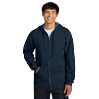 Softstyle ® Midweight Fleece Full Zip Hooded Sweatshirt Thumbnail