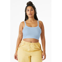 Women's Micro Rib Spaghetti Strap Tank Thumbnail