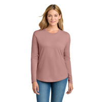 Women's Cotton Relaxed Long Sleeve Tee Thumbnail
