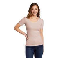 Women's V.I.T. Rib Scoop Neck Tee Thumbnail