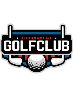 Golf club Tournament logo template