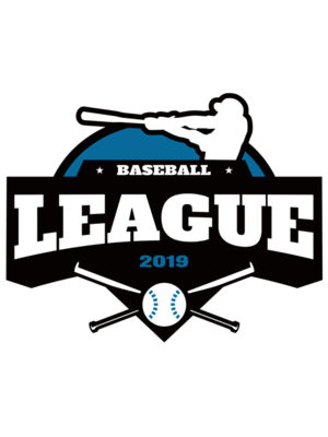 League Baseball logo template