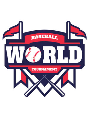 World Tournament Baseball logo template