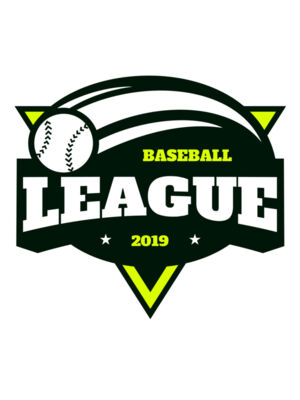League Baseball logo template 02