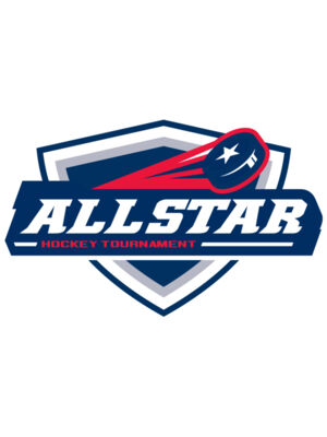 All Star Hockey Tournament logo template