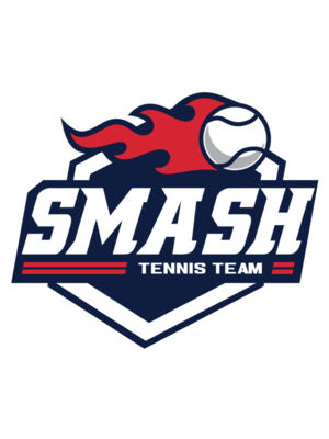 Smash Tennis Team logo template 01