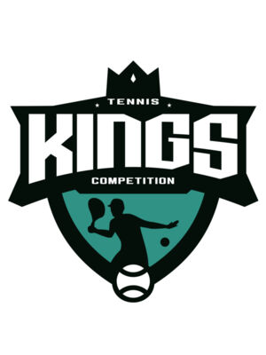 Kings Tennis Competition logo template