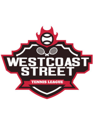 West coast Street Tennis League logo template