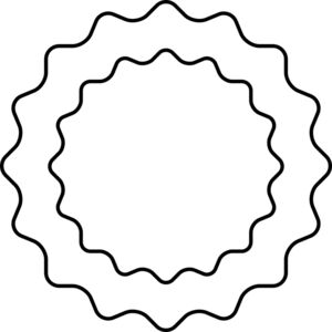 Scalloped Seal Frame Thumbnail