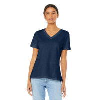 Women's Relaxed Jersey Short Sleeve V Neck Tee Thumbnail