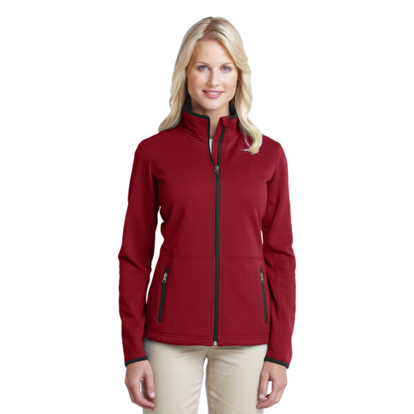 Ladies Pique Fleece Jacket Thumbnail