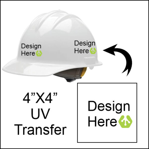 Hard Hat UV Film Transfers 4" X 4" (6-Pack) Thumbnail