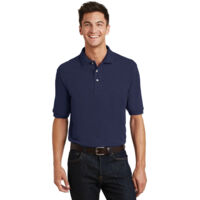 Heavyweight Cotton Pique Polo with Pocket Thumbnail
