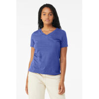 Women's Relaxed Heather CVC V Neck Tee Thumbnail