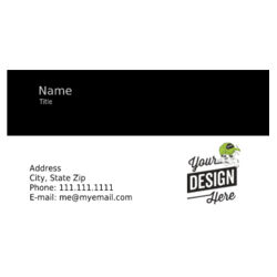Template 4 - Full Color 3.5" X 2" Horizontal Business Cards Design