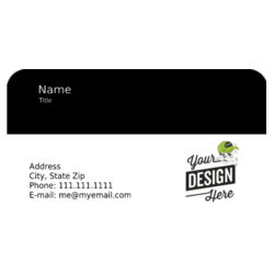 Template 4 - Full Color 3.5" X 2" Horizontal Rounded Corner Business Cards  Design
