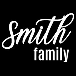 Family Name - Adult/Child Soft Breathable Cotton/Poly T-Shirt Face Covering (10-Pack) Design