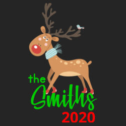 Family Name Reindeer - ® Toddler Fan Favorite Tee Design