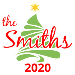 Custom Name Christmas Tree - ™ Infant Short Sleeve Baby Rib Bodysuit Design