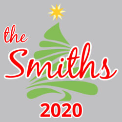 Custom Name Christmas Tree - ™ Infant Baseball Fine Jersey Bodysuit Design
