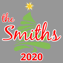 Custom Name Christmas Tree - ® Youth Perfect Tri ® Long Sleeve Hoodie Design