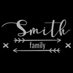 Farmhouse Arrow Family Name - Custom Bandana Face Cover (5-Pack) Design