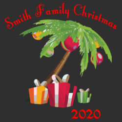 Family Name Christmas Palm - ™ Infant Football Fine Jersey Bodysuit Design