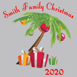 Family Name Christmas Palm - ™ Infant Baseball Fine Jersey Bodysuit Design