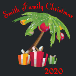 Family Name Christmas Palm - ® Women's Perfect Tri ® Sleeveless Hoodie Design