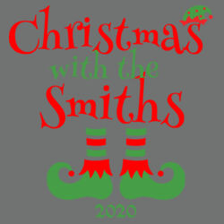 Christmas with the Custom Name Elf Shoes - ® Youth Perfect Tri ® Tee Design