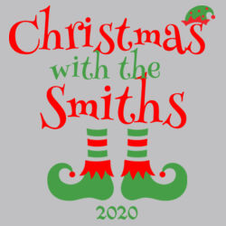 Christmas with the Custom Name Elf Shoes - ™ Infant Baseball Fine Jersey Bodysuit Design