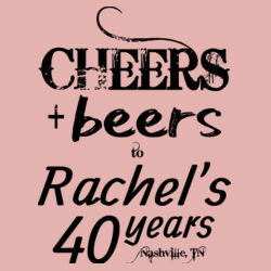 Customizable Cheers + Beers Birthday Template - Women's Perfect Tri &#174; Long Sleeve Tunic Tee Design