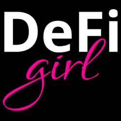 DeFi Girl Customizable - Women's Racerback Cropped Tank Design