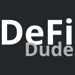DeFi Dude Customizable - Core Cotton V Neck Tee Design