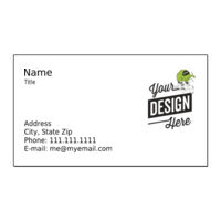 Template 1  - Full Color 3.5" X 2" Horizontal Business Cards Thumbnail