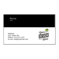 Template 4 - Full Color 3.5" X 2" Horizontal Business Cards Thumbnail