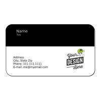 Template 4 - Full Color 3.5" X 2" Horizontal Rounded Corner Business Cards  Thumbnail