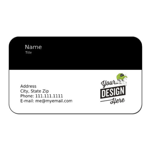 Template 4 - Full Color 3.5" X 2" Horizontal Rounded Corner Business Cards  Thumbnail