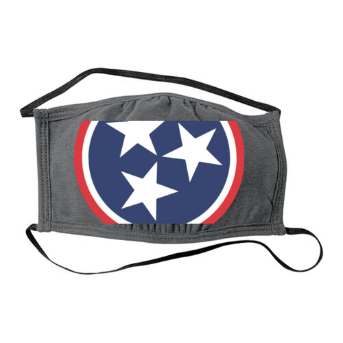 TN Tri-Star - Custom Washable Face Mask Thumbnail