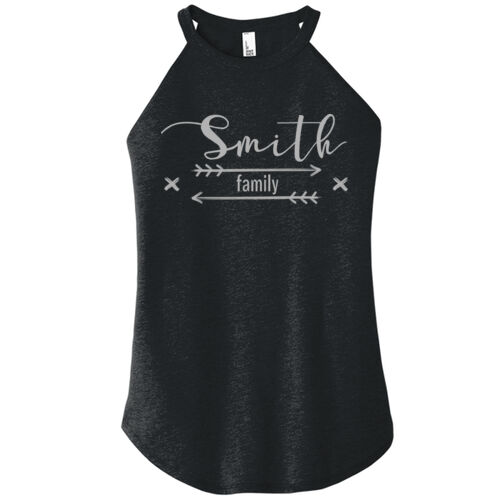 Farmhouse Arrow Family Name - ® Women's Perfect Tri ® Rocker Tank Thumbnail