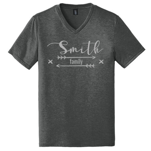 Farmhouse Arrow Family Name - ® Perfect Tri ® V Neck Tee Thumbnail
