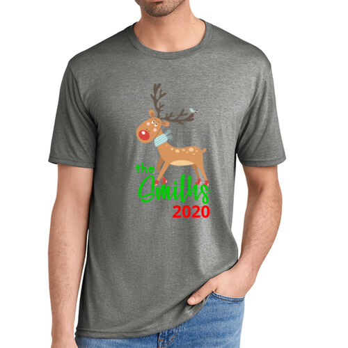 Family Name Reindeer - ® Perfect Tri ® Tee Thumbnail