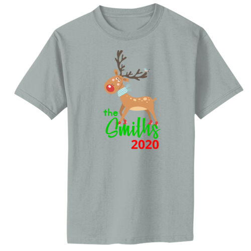 Family Name Reindeer - Infant Core Cotton Tee Thumbnail