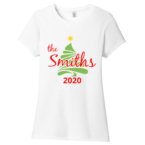 Custom Name Christmas Tree - ® Women's Perfect Tri ® Tee Thumbnail