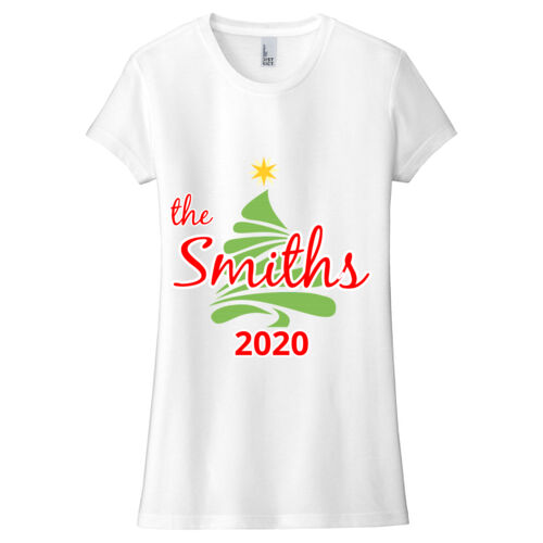 Custom Name Christmas Tree - ® Women's Fitted Perfect Tri ® Tee Thumbnail
