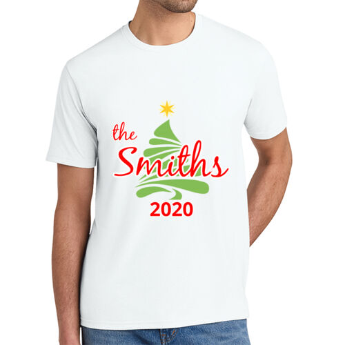 Custom Name Christmas Tree - ® Perfect Tri ® Tee Thumbnail