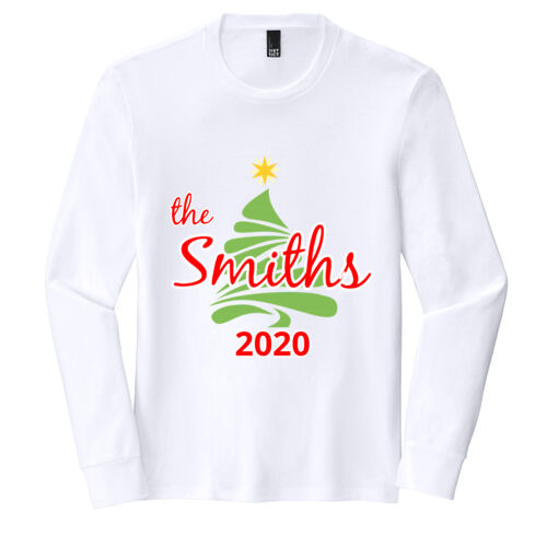Custom Name Christmas Tree - Perfect Tri ® Long Sleeve Tee Thumbnail