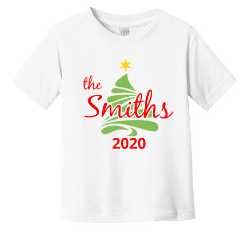 Custom Name Christmas Tree - ™ Toddler Fine Jersey Tee Thumbnail
