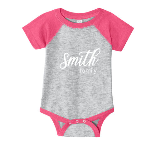 Script Family Name - ™ Infant Baseball Fine Jersey Bodysuit Thumbnail